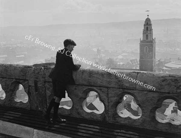 VIEW OF SHANDON STEEPLE FROM TOWER OF ST MARY'S CATHEDRAL